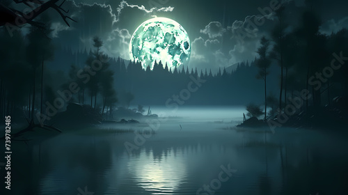 Full moon background  astronomy background