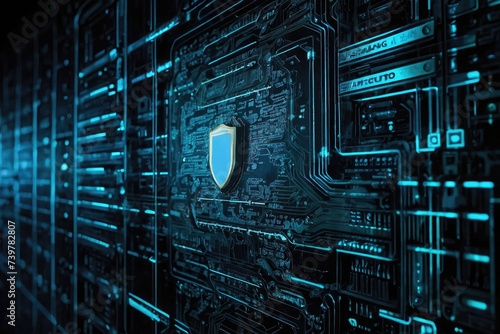 technology cyberlock background 