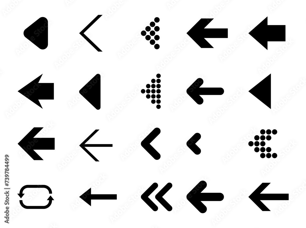 black arrow direction black arrow direction