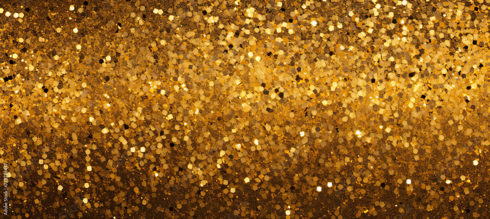 Gold glitter texture sparkling background