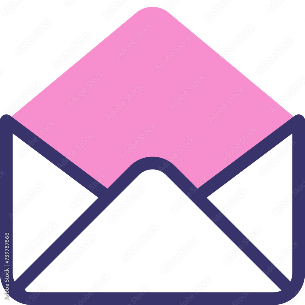 Contact Us Email Icon in Dualtone Style Contact Us Email Icon in Dualtone Style
