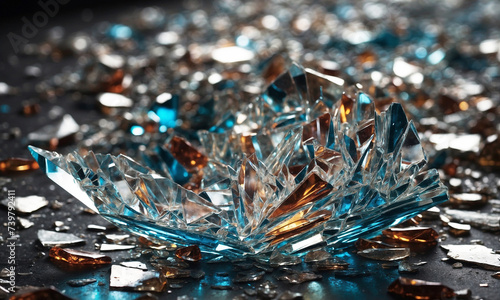 Shards of broken glass