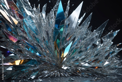 Shards of broken glass