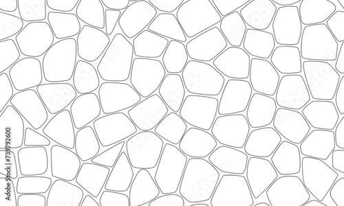 Pebble mosaic texture. Seamless stone pattern