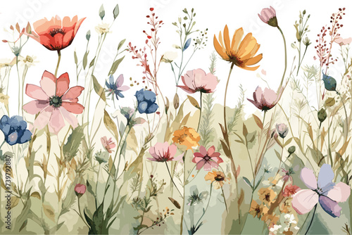 spring flowers in the garden