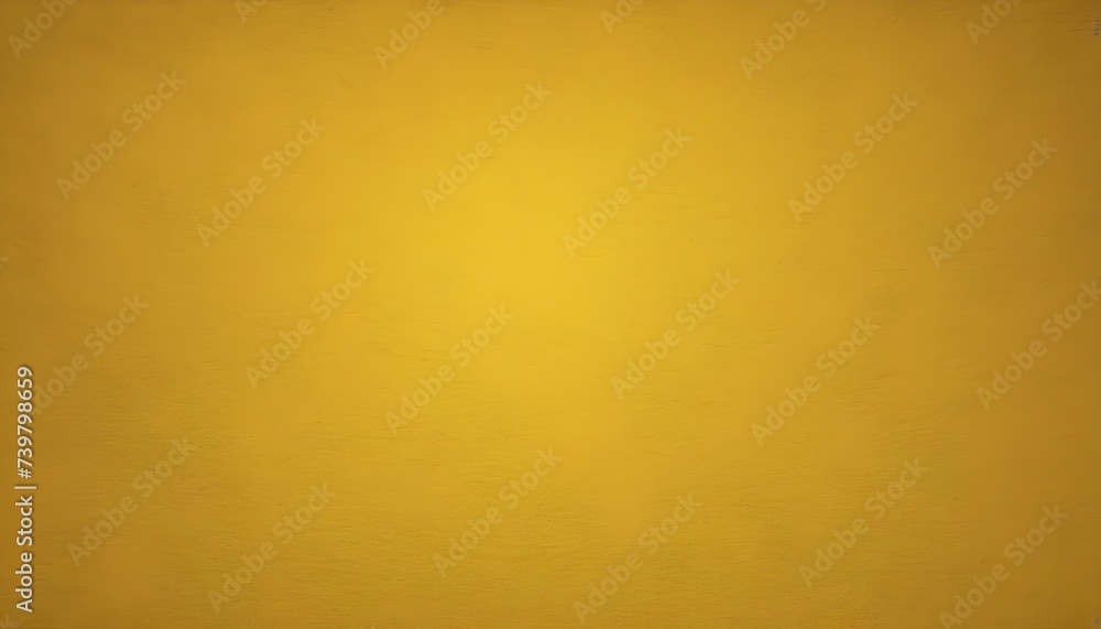 Dark yellow monochrome velvet yellow texture background, lightly shadowed at the corners