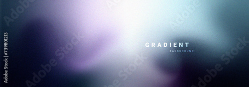 Trendy gradient with noisy textured background vector.
