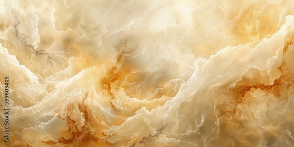 Gentle and fluid beige abstract watercolor wash, perfect as an artistic background