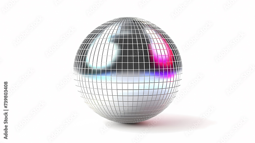 Disco ball illustration, multicolor music background Disco ball illustration, multicolor music background