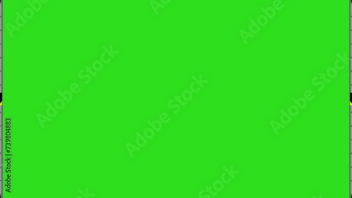 opening and closing gate green screen for youtube or game video	