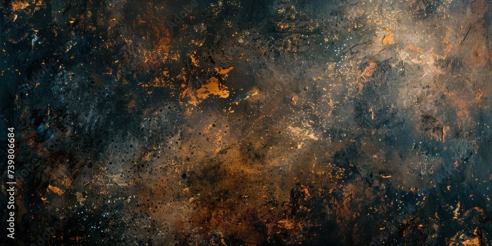 Texture showing dark grunge, filled with scratches and smudges, mysterious feel