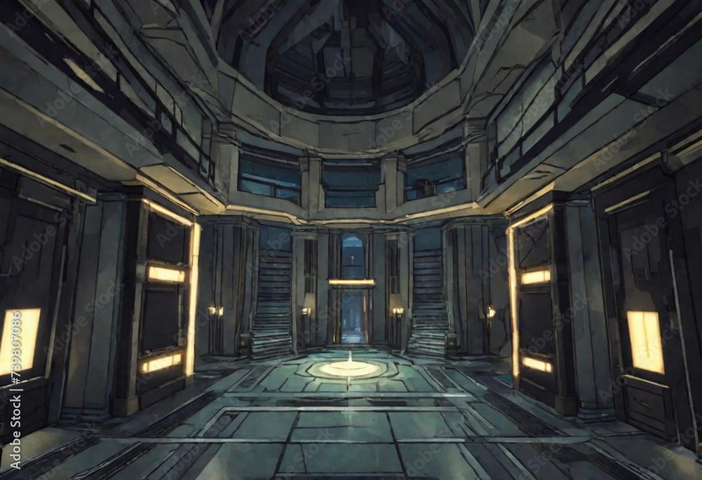 The Interior of the Dominion Tower