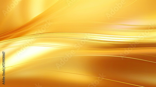 Close Up of Yellow Background With Wavy Lines