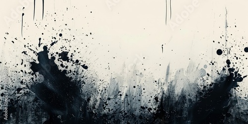 Dynamic overlay featuring grunge paint splatter, embodying artistic chaos with splashes and drips