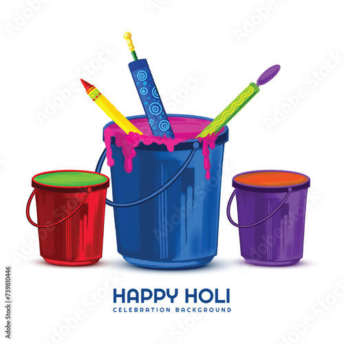 Indian holi traditional festival of colors card background