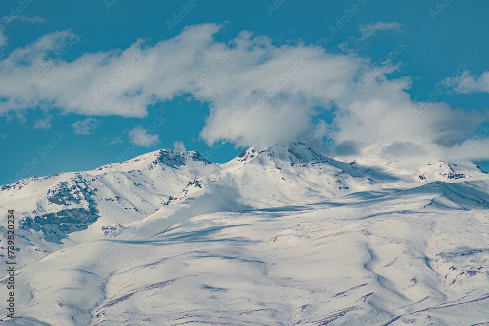 ski resort in the mountain