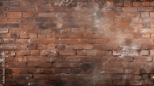 Brick wall texture pattern background, 3D rendering illustration
