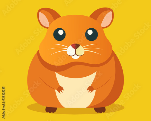 hamster animal pet vector illustration cartoon pretty cute perfect beautiful amazing © Gleb