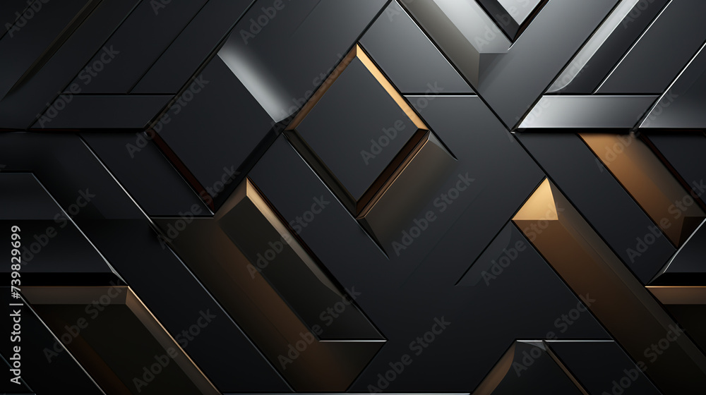 Fototapeta premium Semigloss wall background with tiles triangular in shape backgrounds