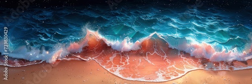 Beach Bonanza Summer Abstract Background, Banner Image For Website, Background, Desktop Wallpaper photo