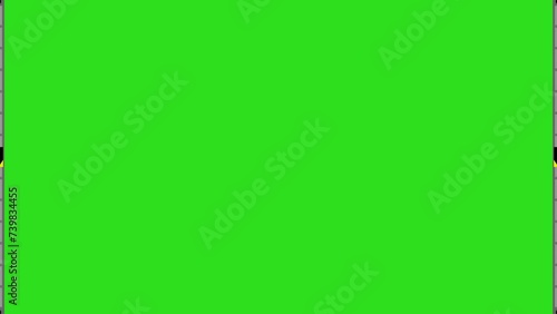opening and closing gate green screen for youtube or game video	