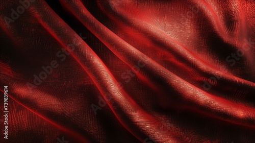 red black fabric , grainy noise grungy spray texture color gradient rough abstract retro vibe background shine bright light and glow , template empty space