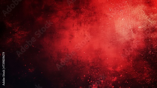 red black , color gradient rough abstract background shine bright light and glow template empty space , grainy noise grungy texture
