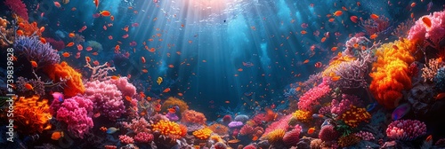 Ocean Exploration Summer Abstract Background  Banner Image For Website  Background  Desktop Wallpaper