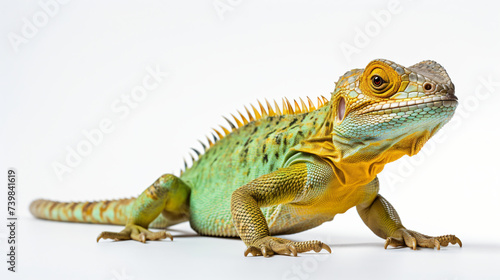 Lizard isolated on white background  © Salman