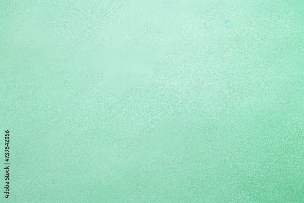 Mint Green Blank Background Template with Horizontal Copy Space and Paper Texture
