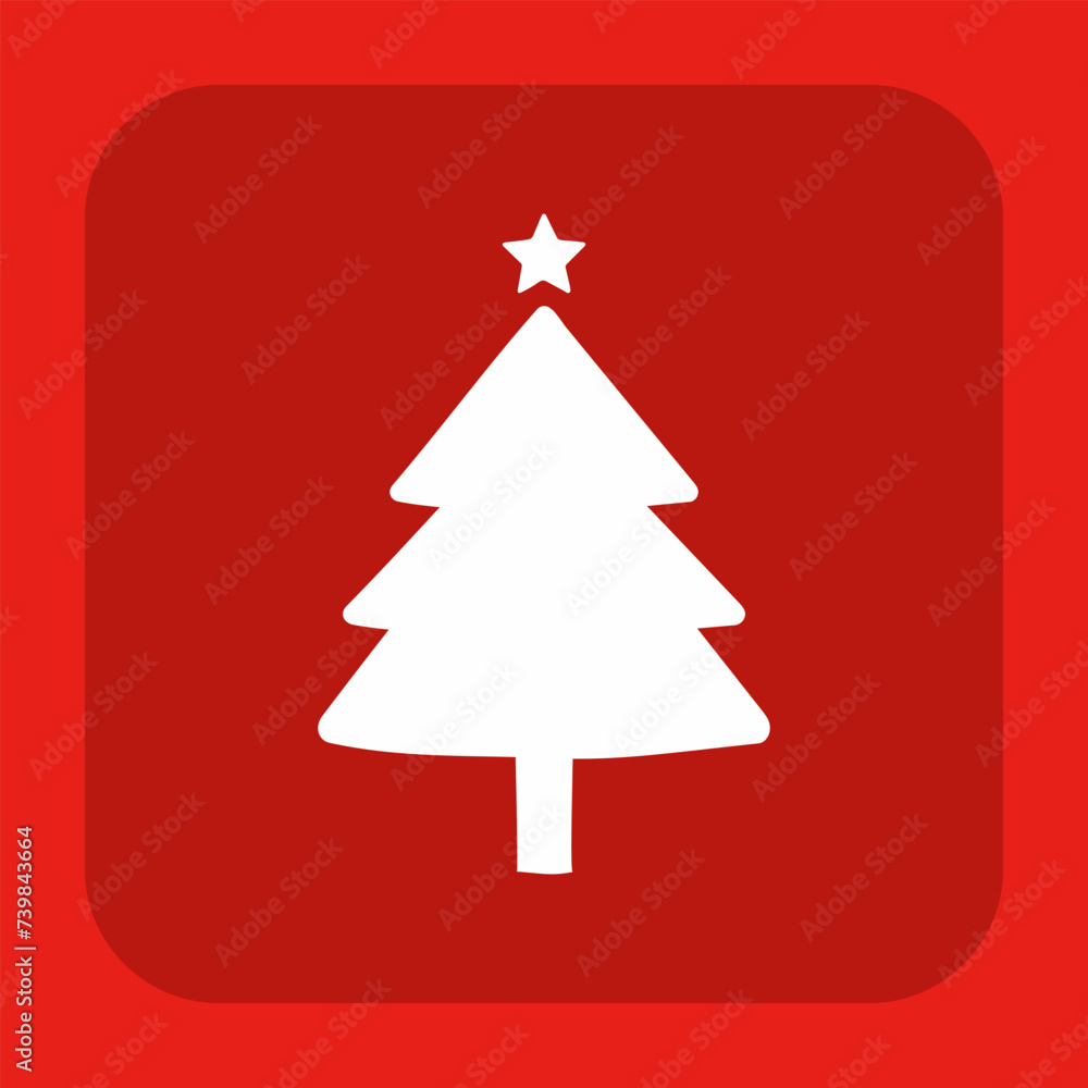 Fototapeta premium Christmas Icon Illustration