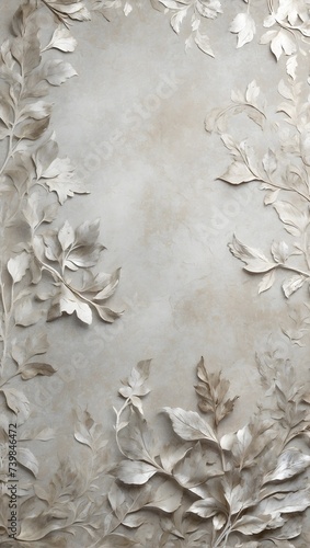  Old Paper Textures with White Silver Leaf