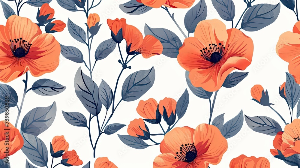 flowers in the style of art deco, simple pattern, on a pure white background flowers in the style of art deco, simple pattern, on a pure white background