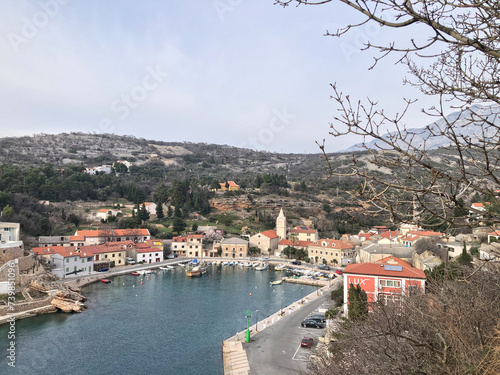 Jablanac Croatia Hrvatska cove adriatic sea coast town arhitecture  photo