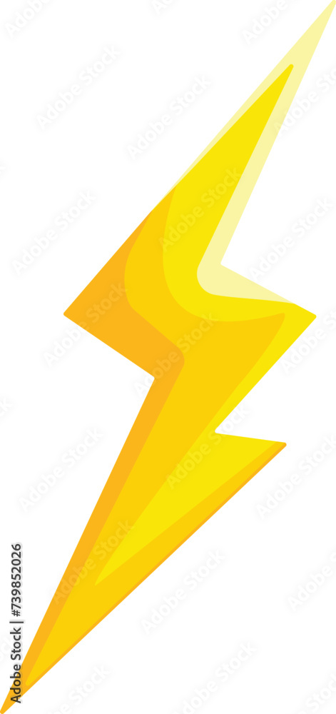 Zig zag bolt icon cartoon vector. Charge shock. Storm speed thunder Zig zag bolt icon cartoon vector. Charge shock. Storm speed thunder