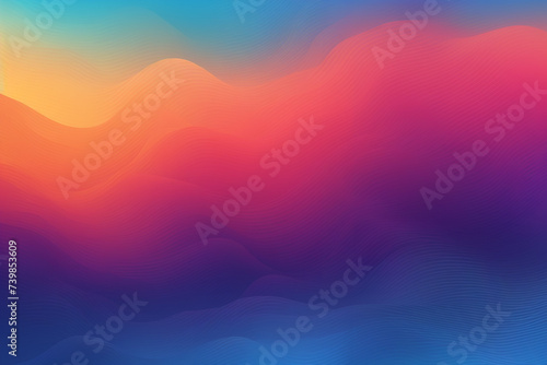 Grainy abstract multicolored gradients background.