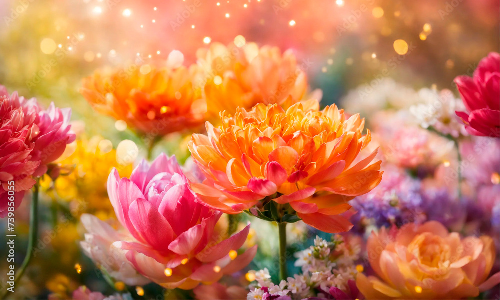 various beautiful flowers for the holiday. Selective focus. various beautiful flowers for the holiday. Selective focus.