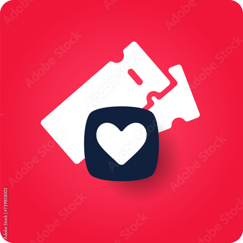 Poster sale of tickets. Modern vector graphics