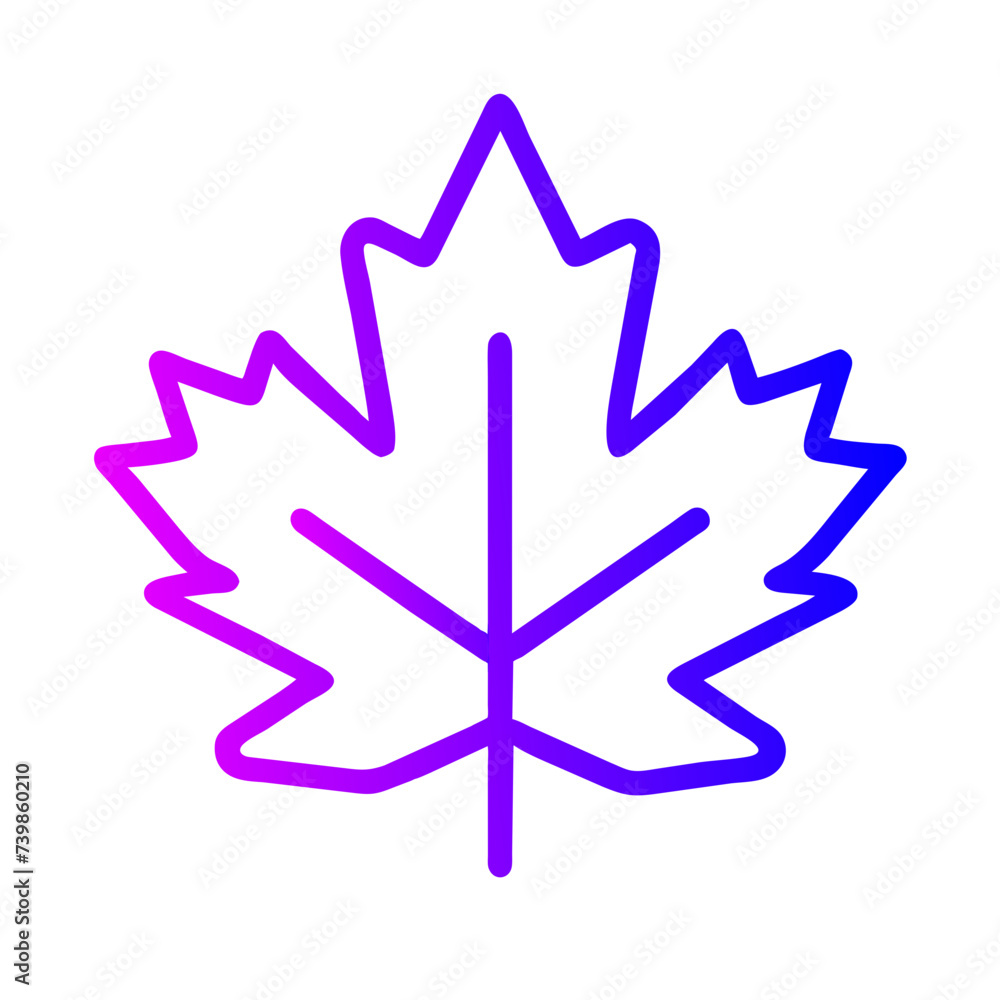 Maple leaf icon vector illustration Maple leaf icon vector illustration