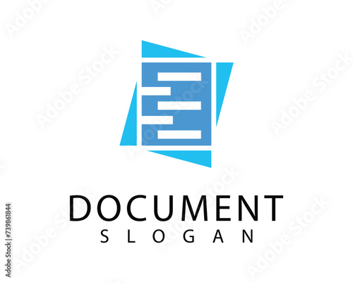 Document logo vector design   © cleanskills82