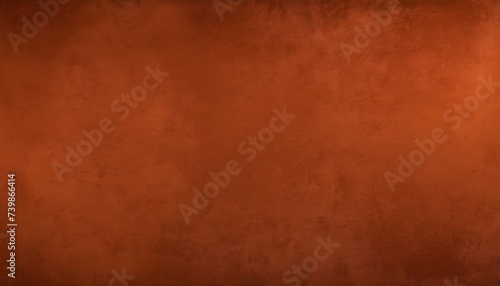Dark orange monochrome velvet texture studio set background  shadowed