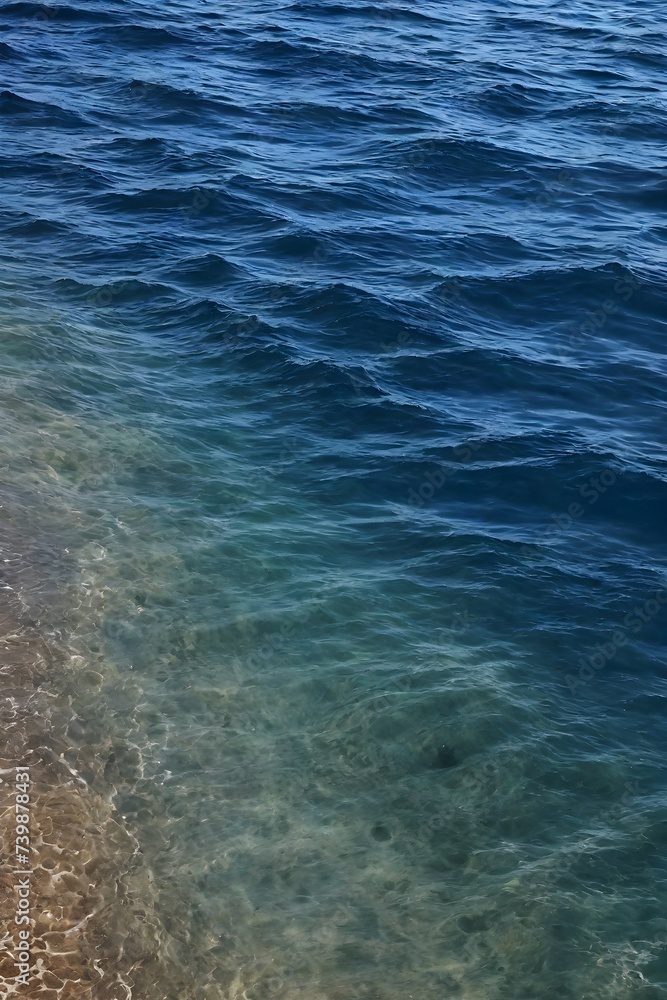 Blue sea water texture. Water splashing in the deep sea. Blue sea water texture. Water splashing in the deep sea.