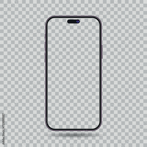 Smartphone Vector. Flat icon illustration.