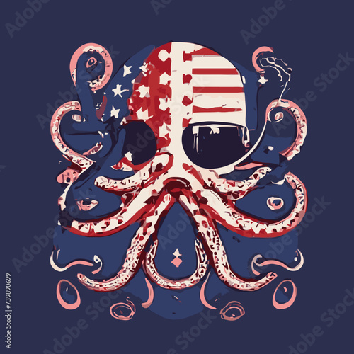 illustrations skull vector , cranium skull , human skull vector,free vector with an octopus and a flag american vector design 