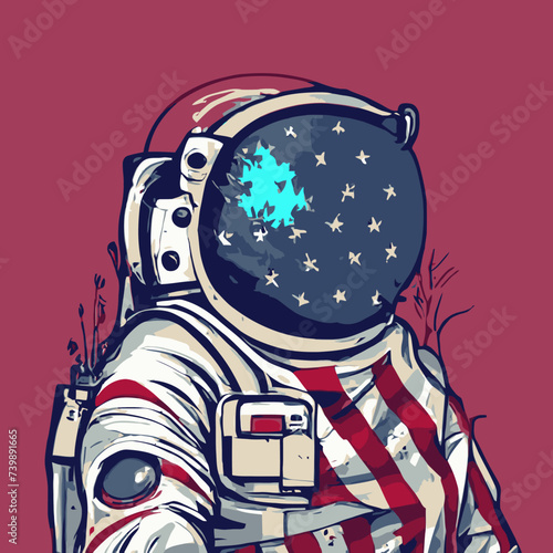 vector artwork A astronaut vector in a space suit vector design prints vector artwork vector design vector artwork 