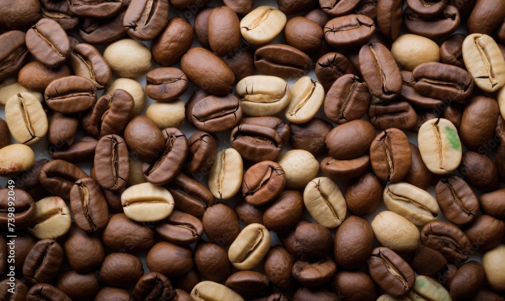A Mountain of Rich, Aromatic Coffee Beans A Mountain of Rich, Aromatic Coffee Beans