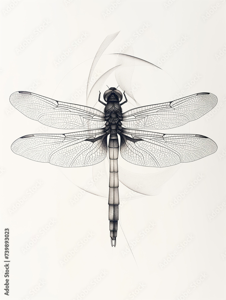Black dragonfly Black dragonfly