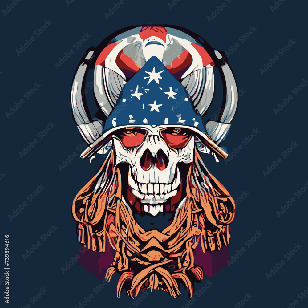 vector artwork astronaut A skull vector , cranium skull , human skull vector,free vector with a hat and a life preserver 