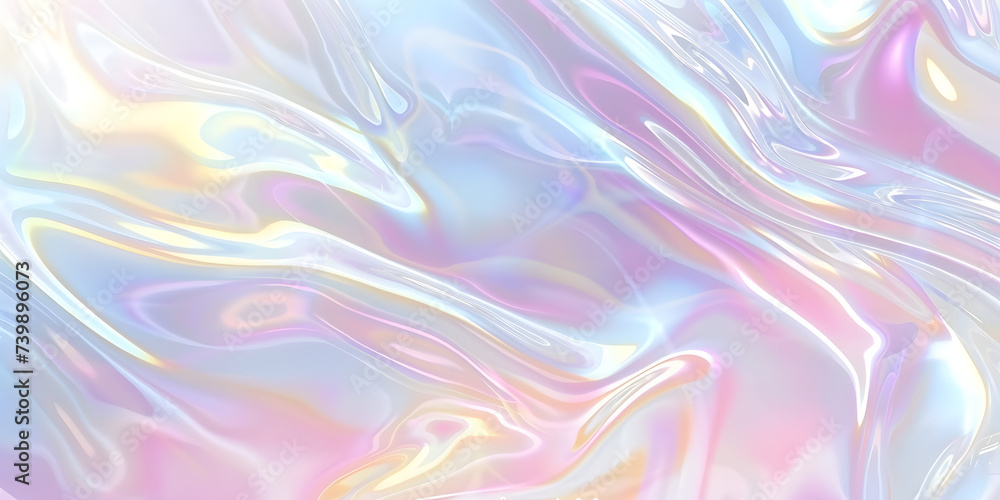 Abstract iridescent holographic background