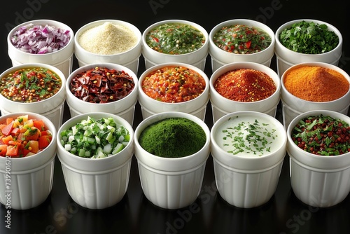 Organic seasoning powder an essential requirement for delicious food advertising food photography